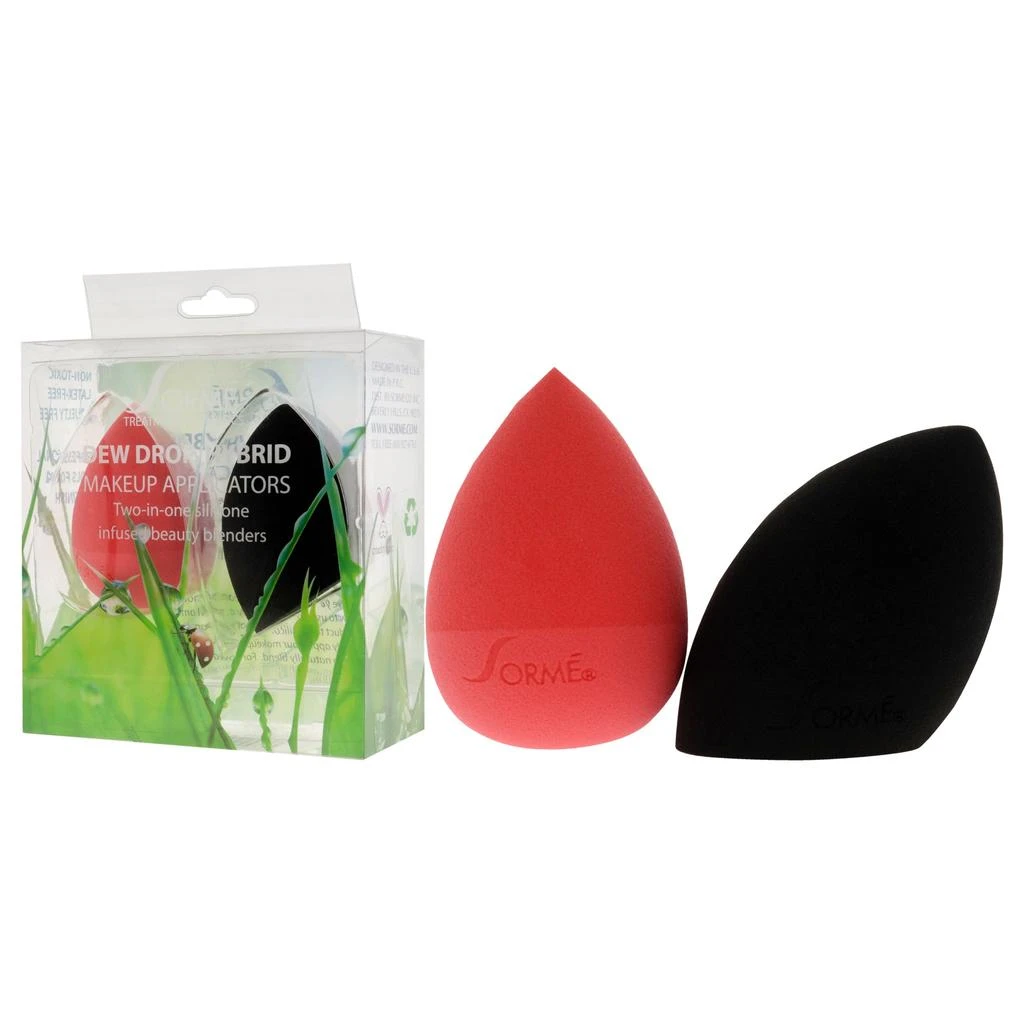 商品Sorme Cosmetics|Dew Drop Hybrid Silicone Infused Blender by  for Women - 2 Pc Sponge,价格¥76,第3张图片详细描述