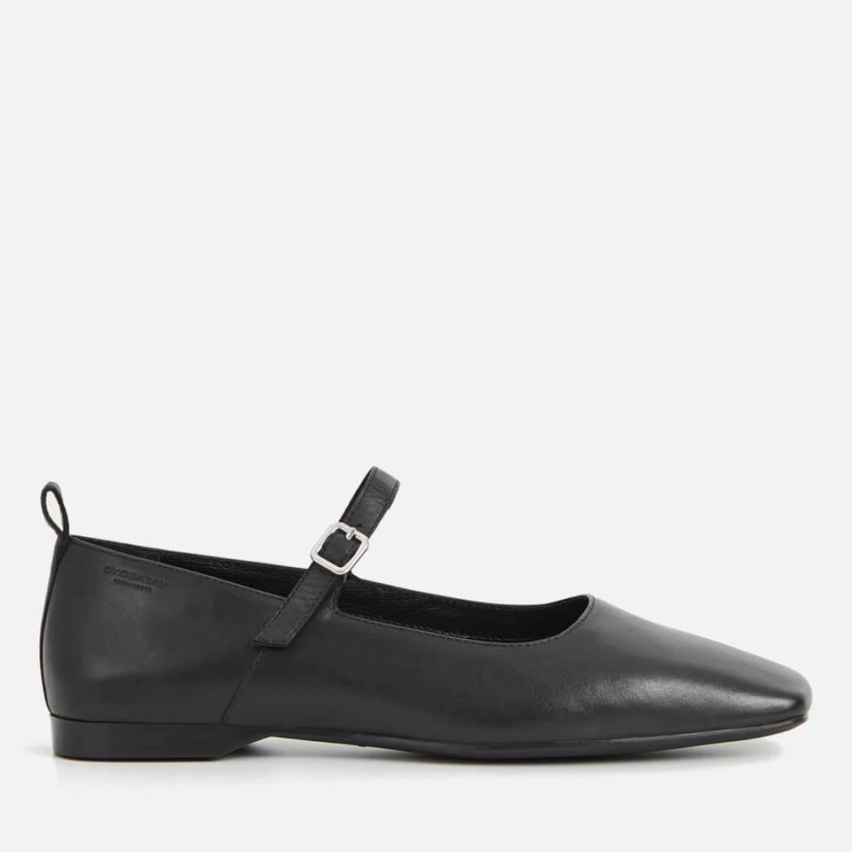 商品Vagabond|VAGABOND DELIA LEATHER MARY-JANE FLATS,价格¥892,第1张图片