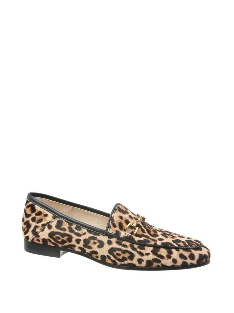 商品Sam Edelman|Lorraine Leopard Print Calf Hair Loafers,价格¥529,第1张图片