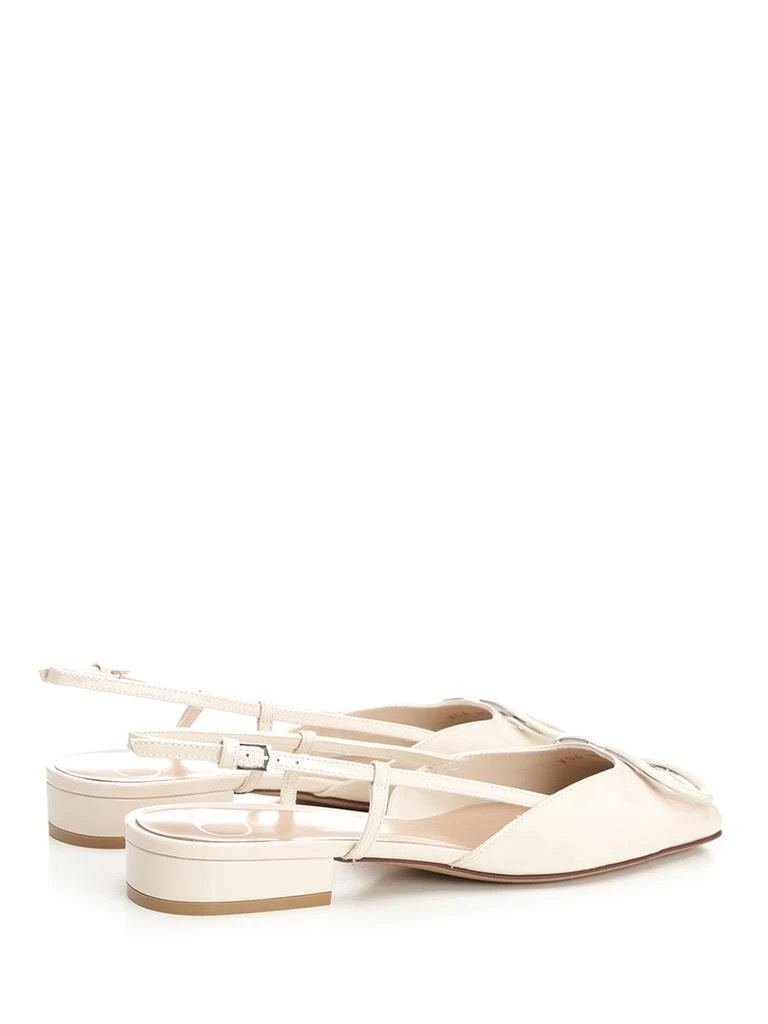 商品Valentino|V Logo Signature Pumps White,价格¥4874,第3张图片详细描述