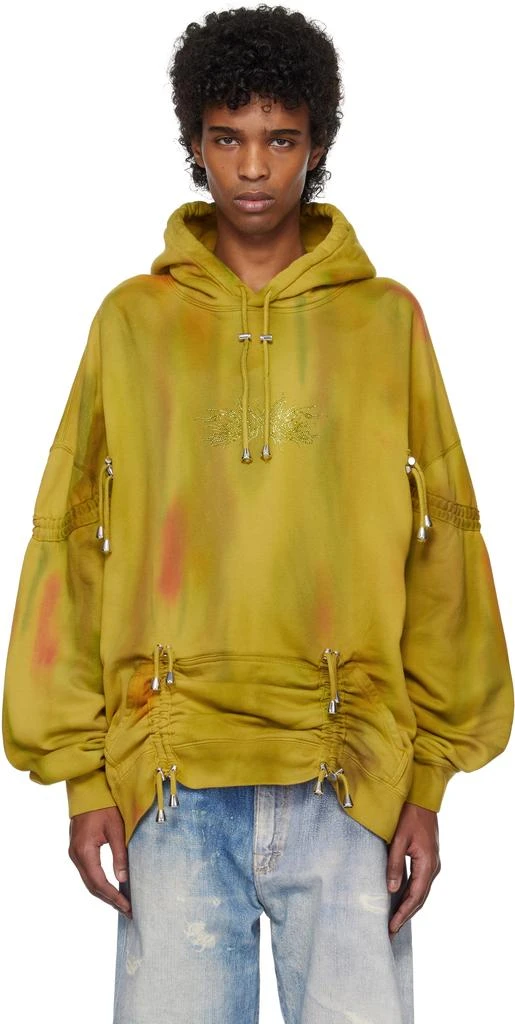 商品Collina Strada|Yellow Rhinestone Hoodie,价格¥2019,第1张图片