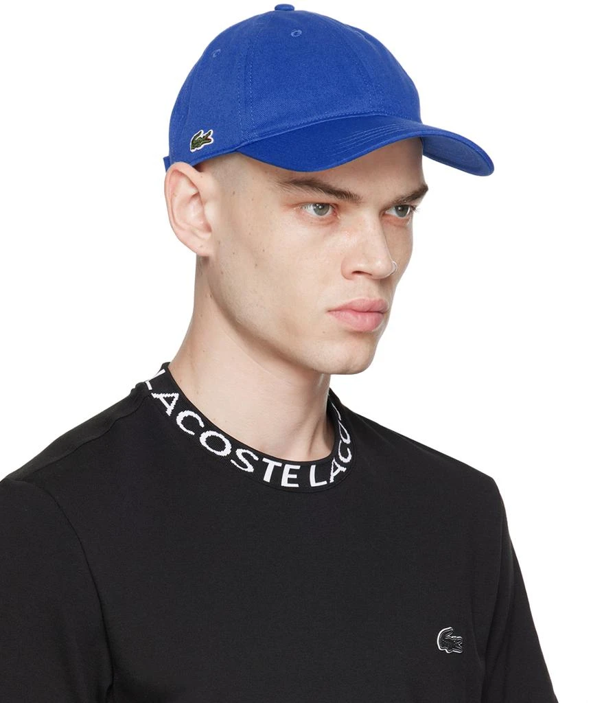 商品Lacoste|Blue Unisex Organic Cotton Twill Cap,价格¥410,第2张图片详细描述