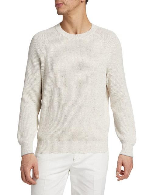 商品Brunello Cucinelli|Speckled Cotton-Blend Sweater,价格¥8040,第4张图片详细描述