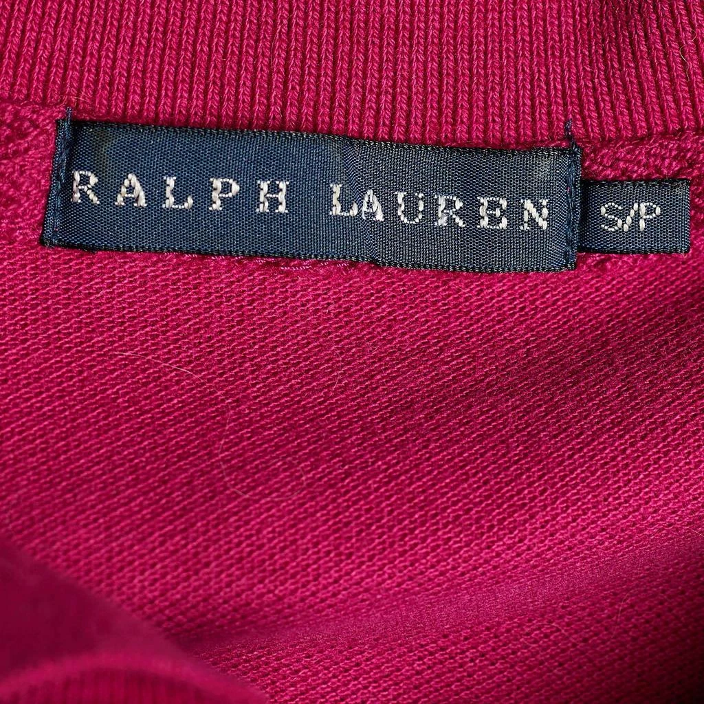 商品[二手商品] Ralph Lauren|Ralph Lauren Pink Logo Embroidered Cotton Pique Polo T-Shirt S,价格¥1009,第4张图片详细描述
