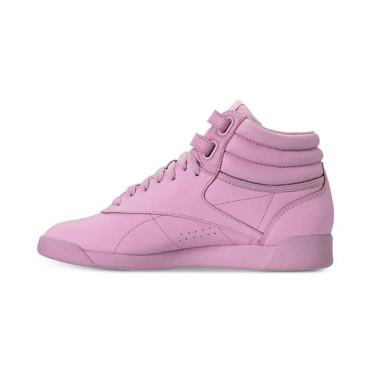 商品Reebok|Women's Freestyle High Top Casual Sneakers from Finish Line,价格¥561,第4张图片详细描述