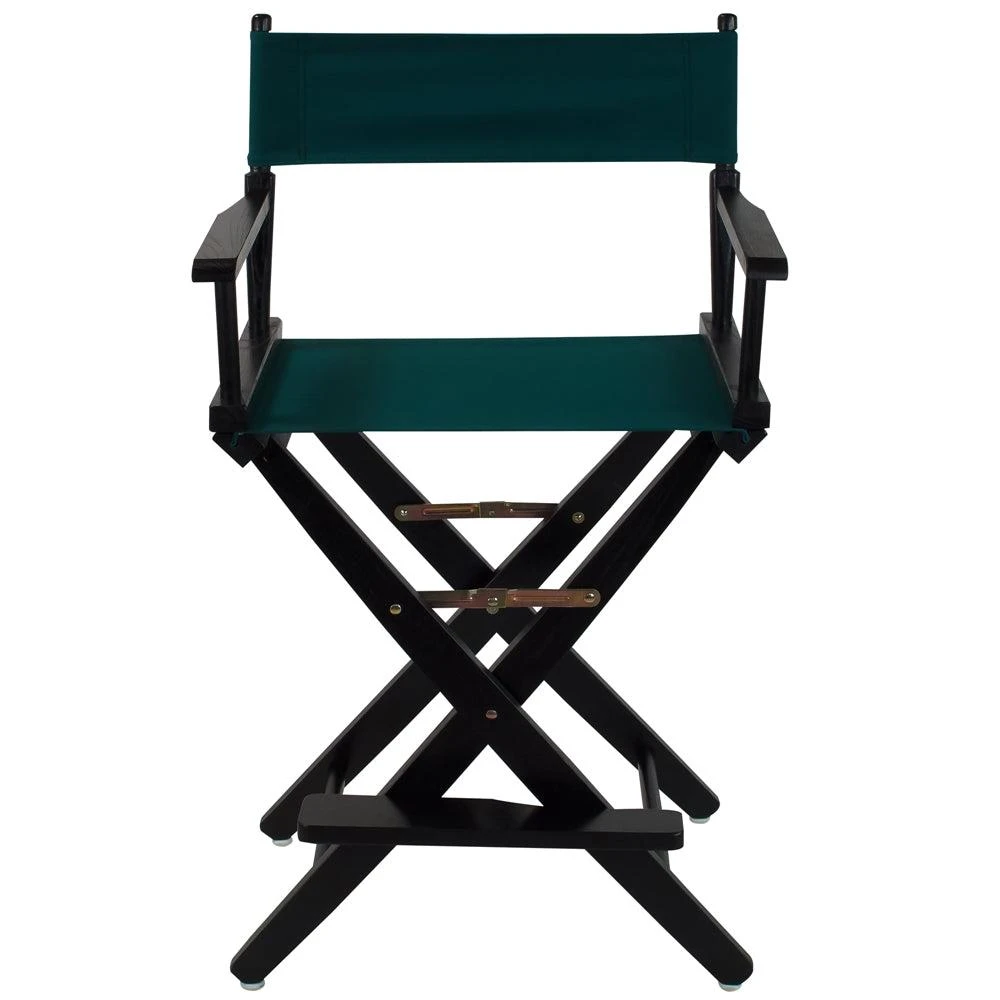 商品American Trails|Extra-Wide Premium 24"  Directors Chair Black Frame W/Hunter Green Color Cover,价格¥1071,第1张图片