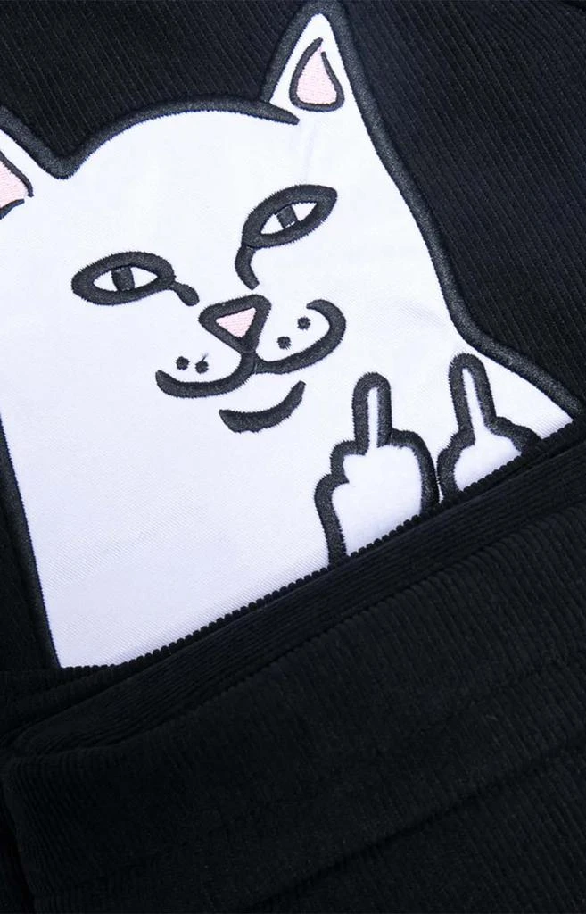商品RIPNDIP|Lord Nermal Corduroy Backpack - Black,价格¥516,第3张图片详细描述