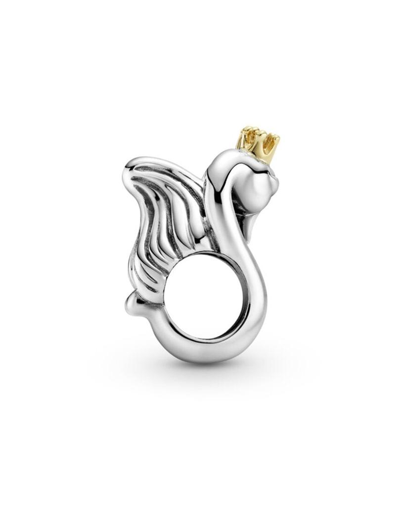 Pandora 14K & Silver Swans & Heart Charm商品第3张图片规格展示