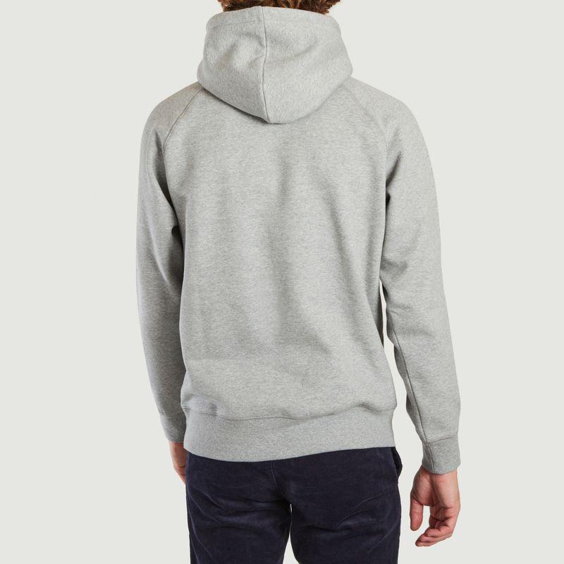 Hooded Chase Sweatsh Grey Heather Gold Carhartt WIP商品第3张图片规格展示