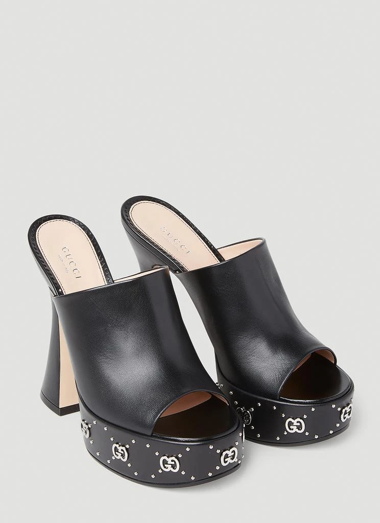 商品Gucci|GG Platform Mules,价格¥4265,第2张图片详细描述