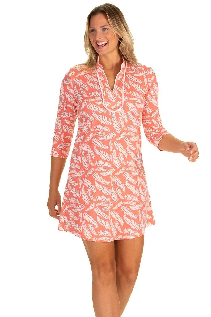 商品Duffield Lane|The Performance Mia Dress in Coral Fern,价格¥559,第1张图片
