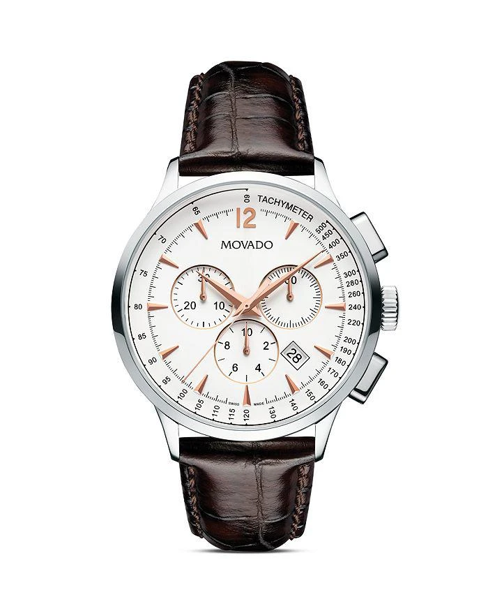 商品Movado|Movado Men's Circa Chronograph Watch, 42mm,价格¥7747,第1张图片