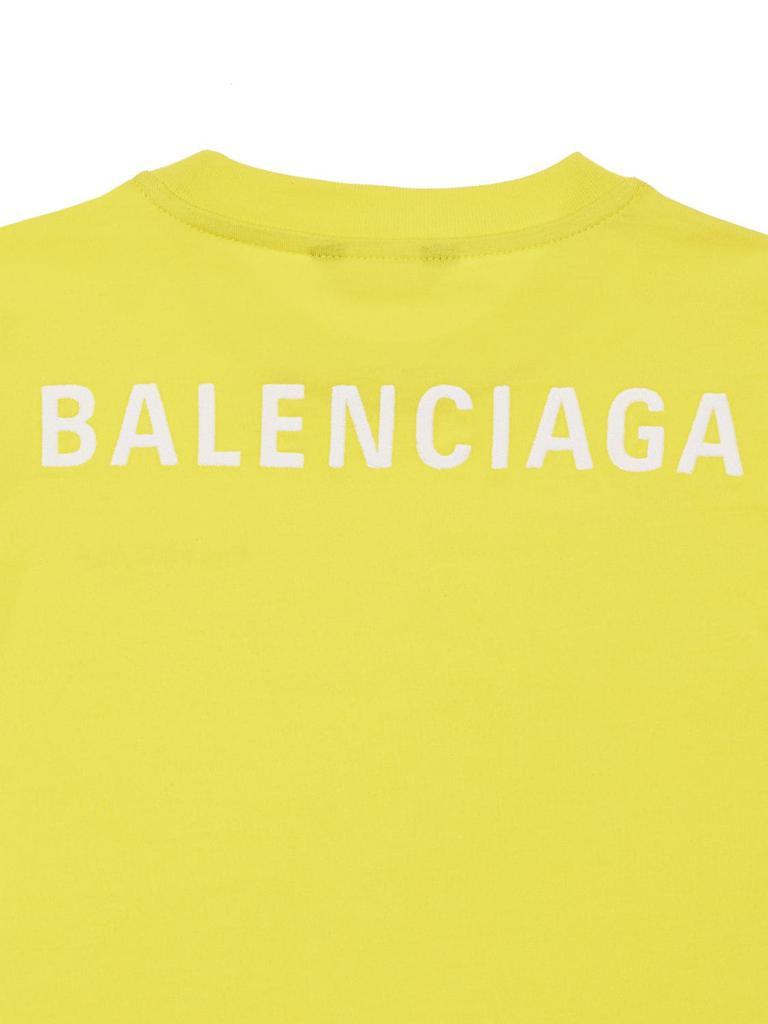 商品Balenciaga|Logo Print Cotton Jersey T-shirt,价格¥1662,第5张图片详细描述