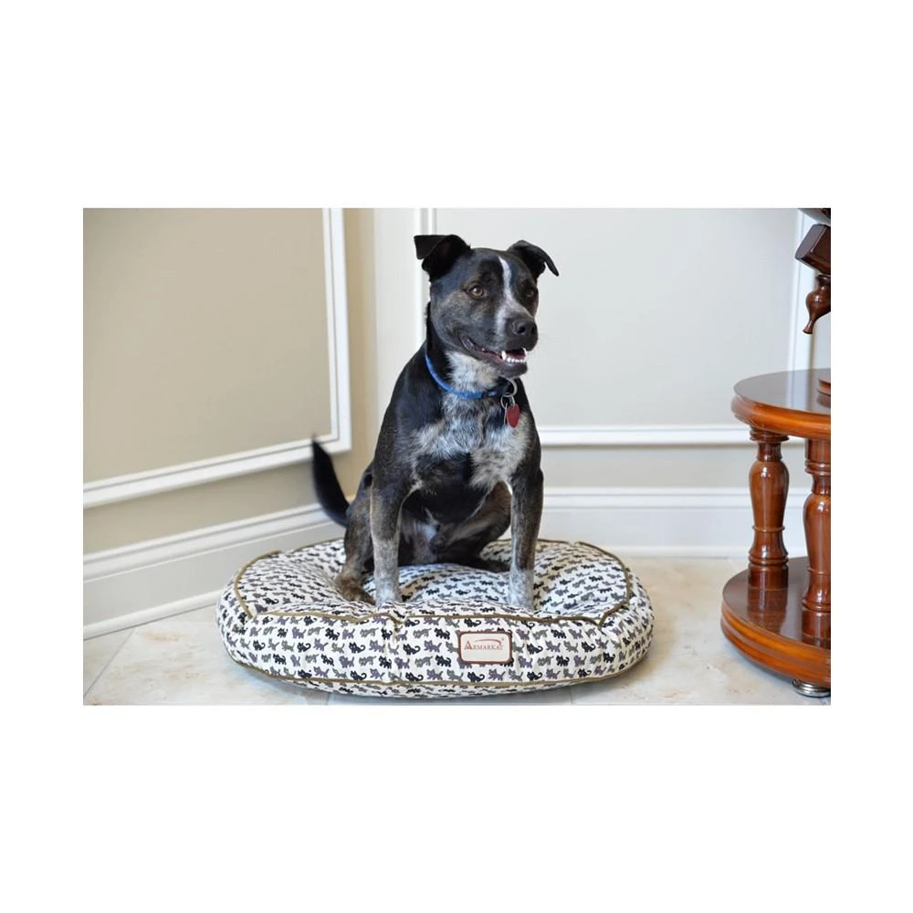商品Macy's|Dog Bed Polyfilled Pet Cushion Crate Mat Soft Pad Washable and Cozy For Medium Dog,价格¥286,第2张图片详细描述