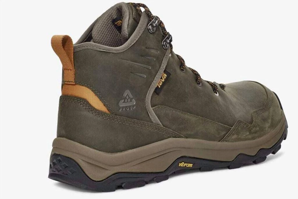 商品Teva|Teva Men's Riva Mid Rp Waterproof Hiking Boots Dark Olive,价格¥837,第4张图片详细描述