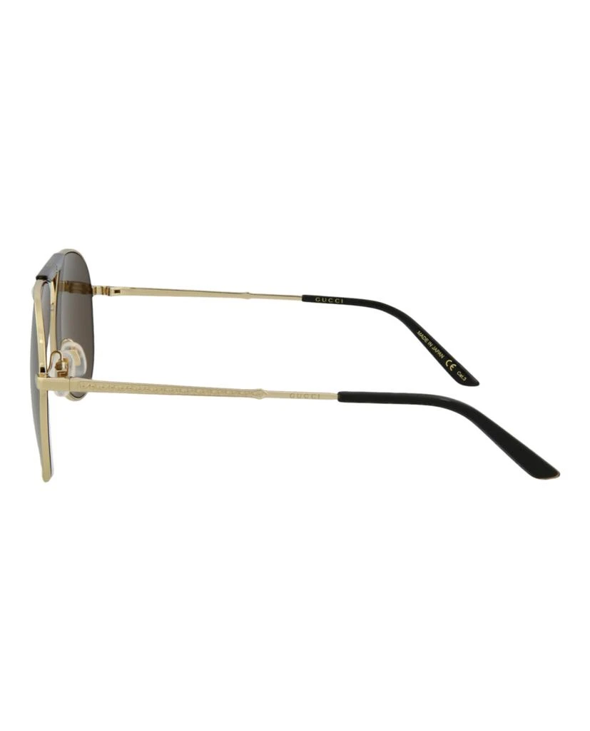 商品Gucci|Aviator-Frame Metal Sunglasses,价格¥1483,第3张图片详细描述