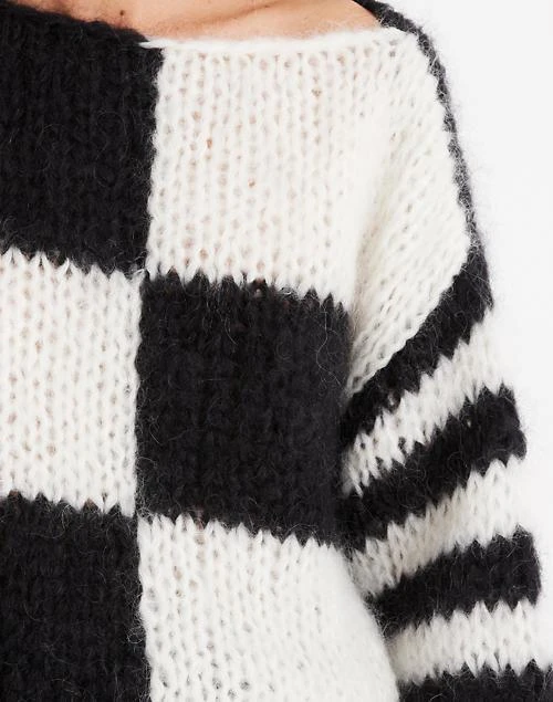 商品Madewell|Madewell x Maiami Checker Big Sweater,价格¥2376,第4张图片详细描述