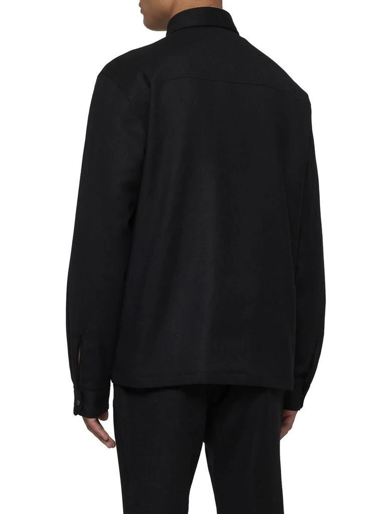 商品Zegna|Zegna Shirts in Nero Unito,价格¥5879,第4张图片详细描述