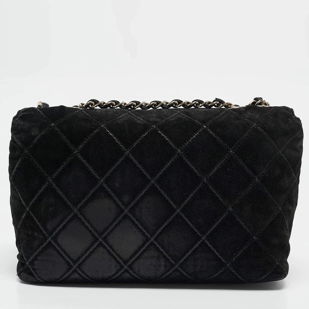 商品[二手商品] Chanel|Chanel Black Diamond Stitched Suede Lovely Chains Flap Bag,价格¥23064,第4张图片详细描述