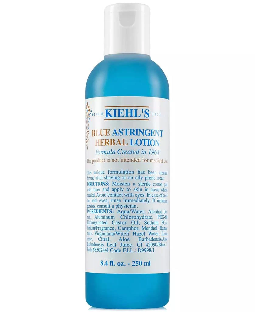 商品Kiehl's|蓝色草本净肤水 250ml,价格¥186,第1张图片