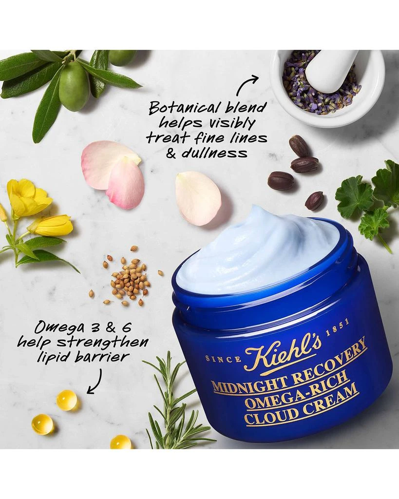 商品Kiehl's|Midnight Recovery Omega Rich Cloud Cream, 1.7 oz.,价格¥479,第5张图片详细描述