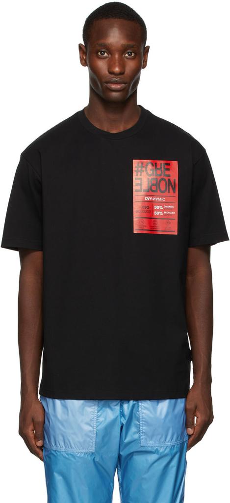 黑色徽标 T 恤商品第1张图片规格展示