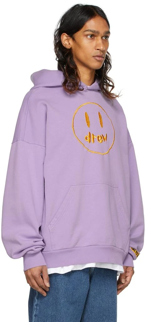 商品Drew House|SSENSE Exclusive Purple Painted Mascot Hoodie,价格¥1099,第2张图片详细描述