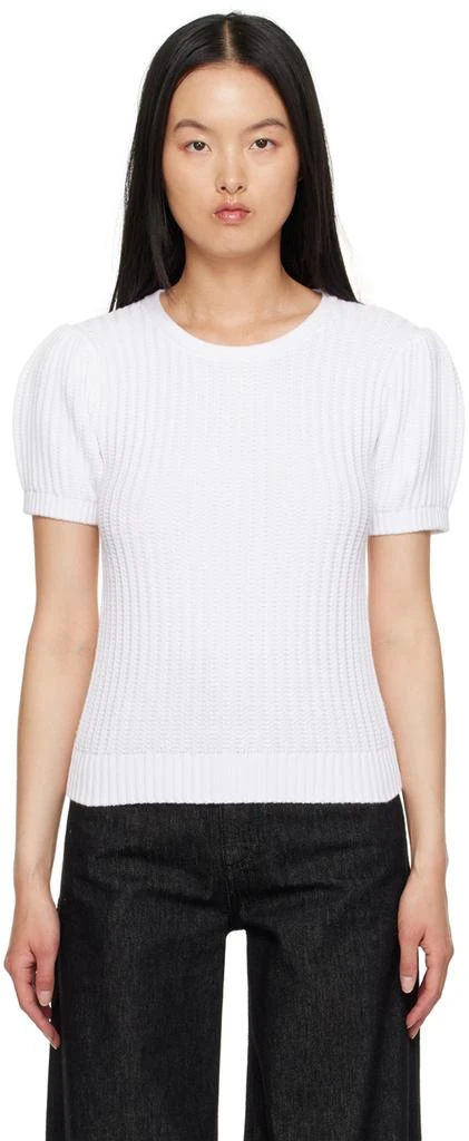 商品See by Chloé|White Rib Sweater,价格¥1921,第1张图片