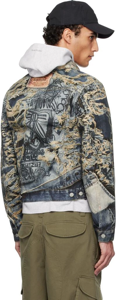 商品Acne Studios|海军蓝 Trompe L'oeil 夹克,价格¥7067,第3张图片详细描述