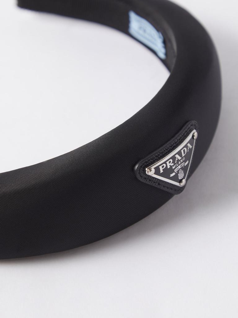 Triangle logo-plaque Re-Nylon headband商品第2张图片规格展示