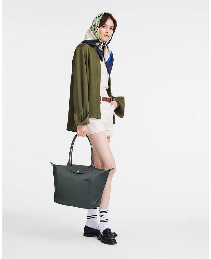 商品Longchamp|Le Pliage Green Large Nylon Tote Bag,价格¥1216,第2张图片详细描述