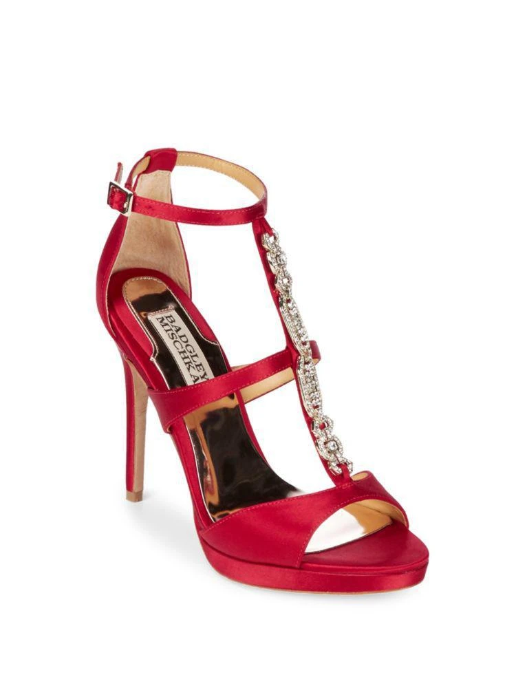 商品Badgley Mischka|Pilar Open Toe Stilettos,价格¥947,第1张图片