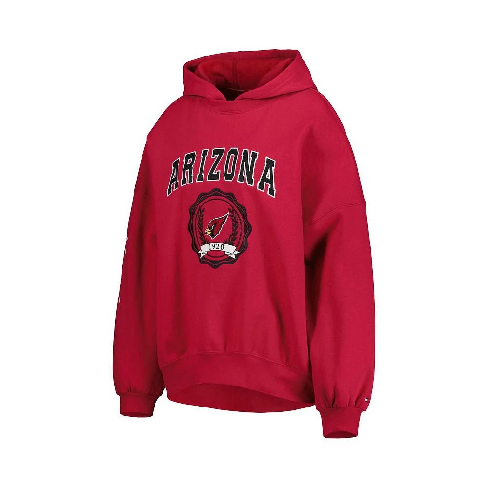 商品Tommy Hilfiger|Women's Cardinal Arizona Cardinals Becca Drop Shoulder Pullover Hoodie,价格¥505,第4张图片详细描述