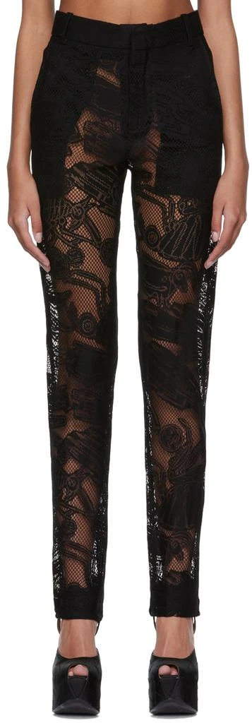商品Charles Jeffrey Loverboy|Black Cotton Trousers,价格¥1582,第1张图片