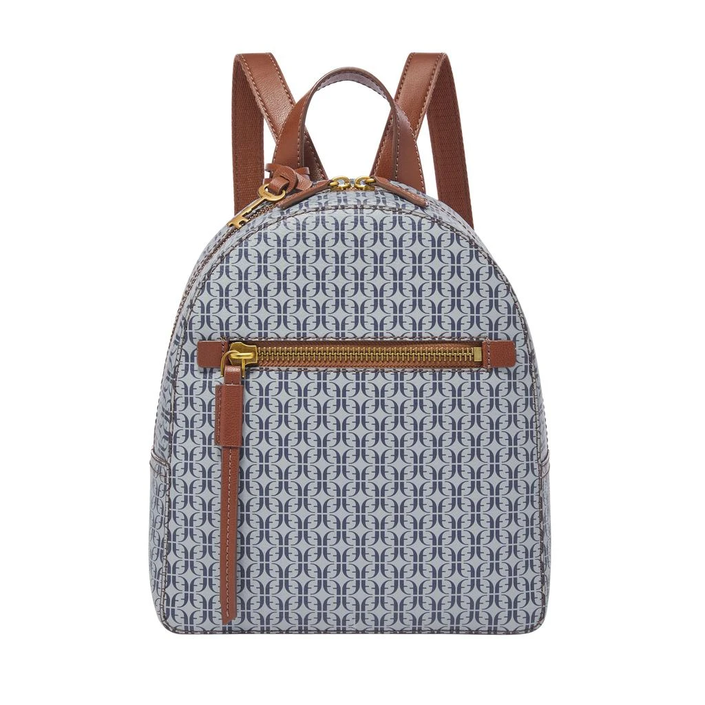 商品Fossil|Fossil Women's Megan Printed PVC Small Backpack,价格¥653,第1张图片