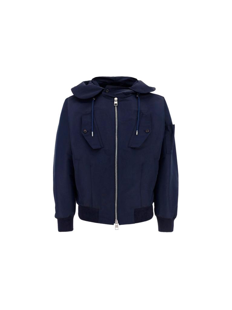 Alexander Mcqueen Men's  Blue Other Materials Down Jacket商品第1张图片规格展示