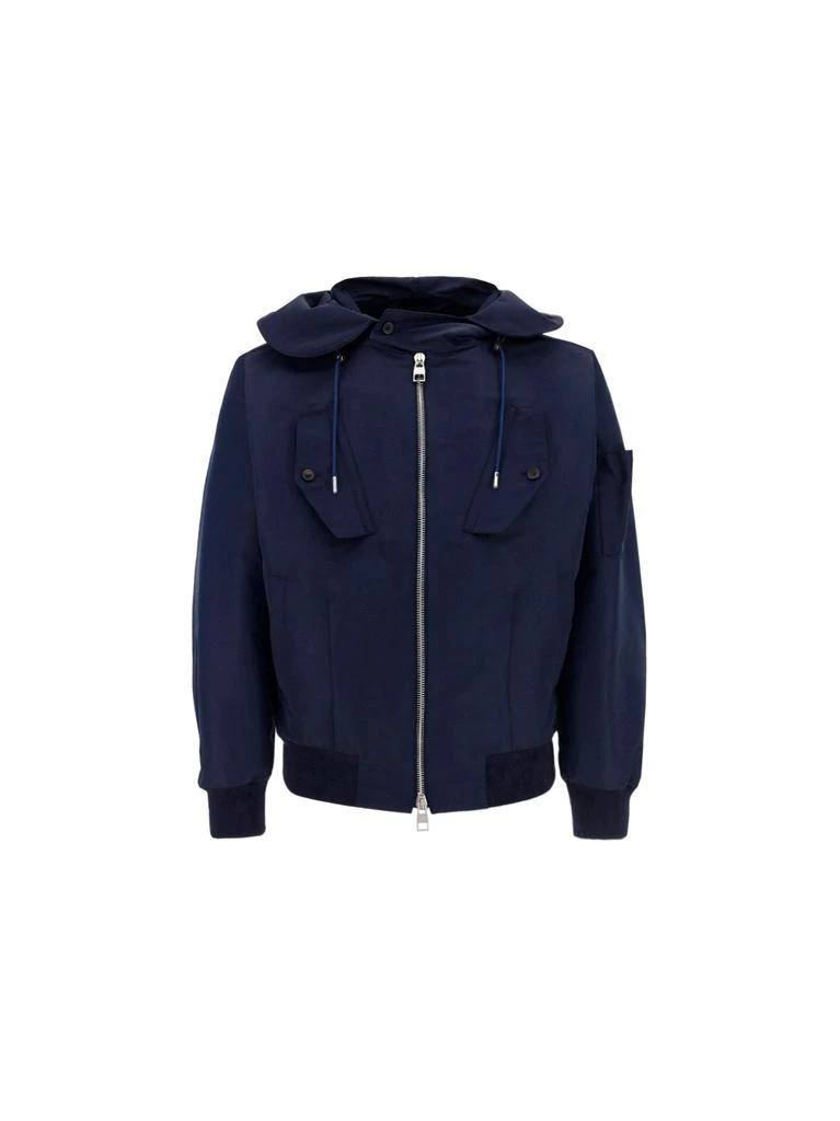 商品Alexander McQueen|Alexander mcqueen men's blue other materials down jacket,价格¥8728,第1张图片