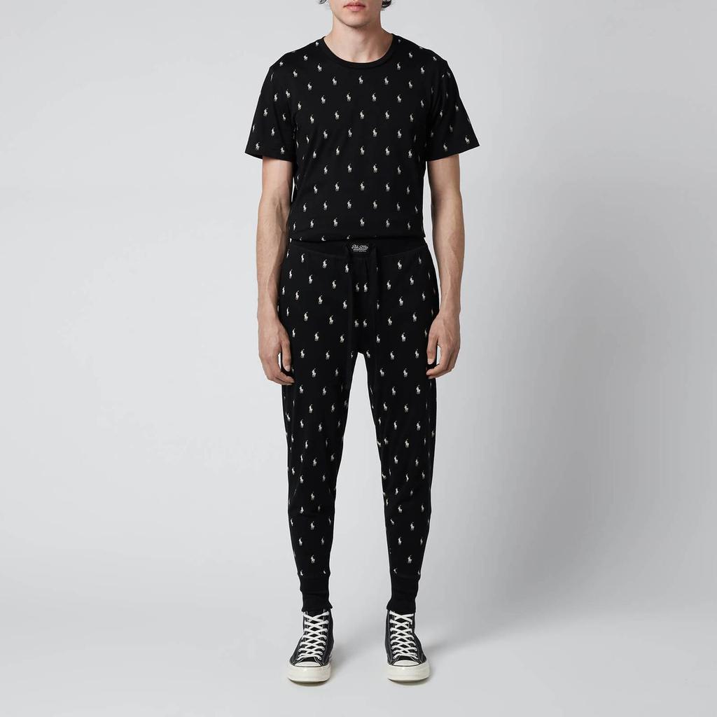 Polo Ralph Lauren Men's Liquid Cotton Printed Slim Jogger Pants - Polo Black商品第3张图片规格展示