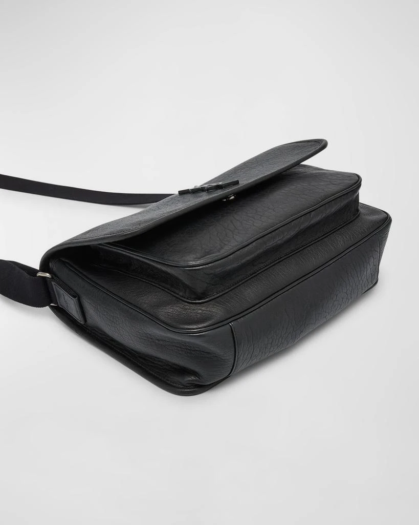 Men's Niki YSL Messenger Bag in Grained Leather 商品