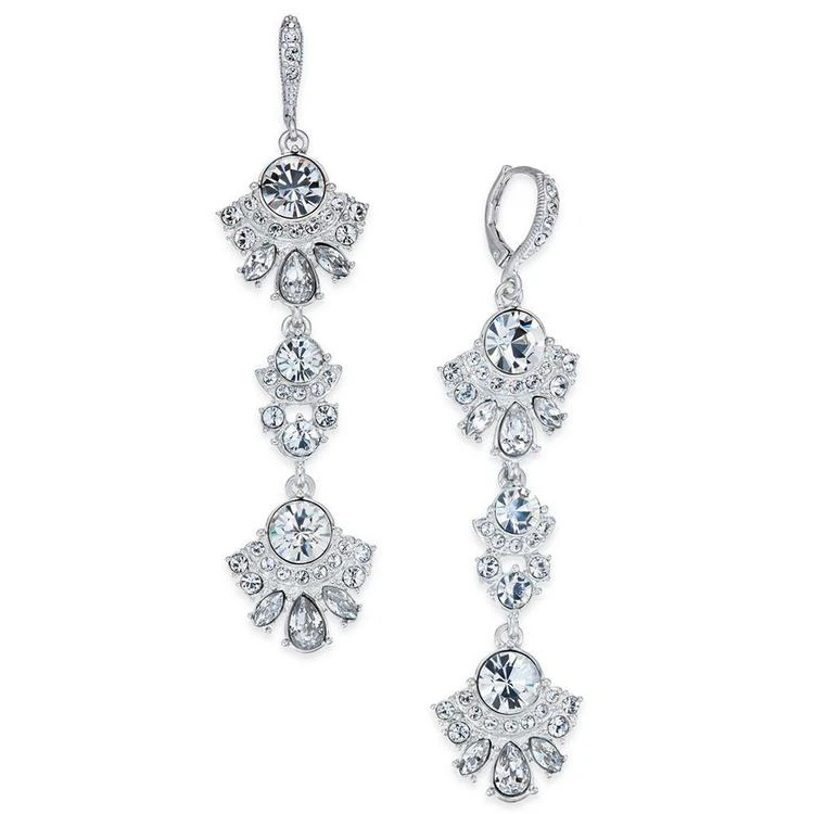 商品Givenchy|Silver-Tone Crystal Cluster Drop Earrings,价格¥126,第1张图片