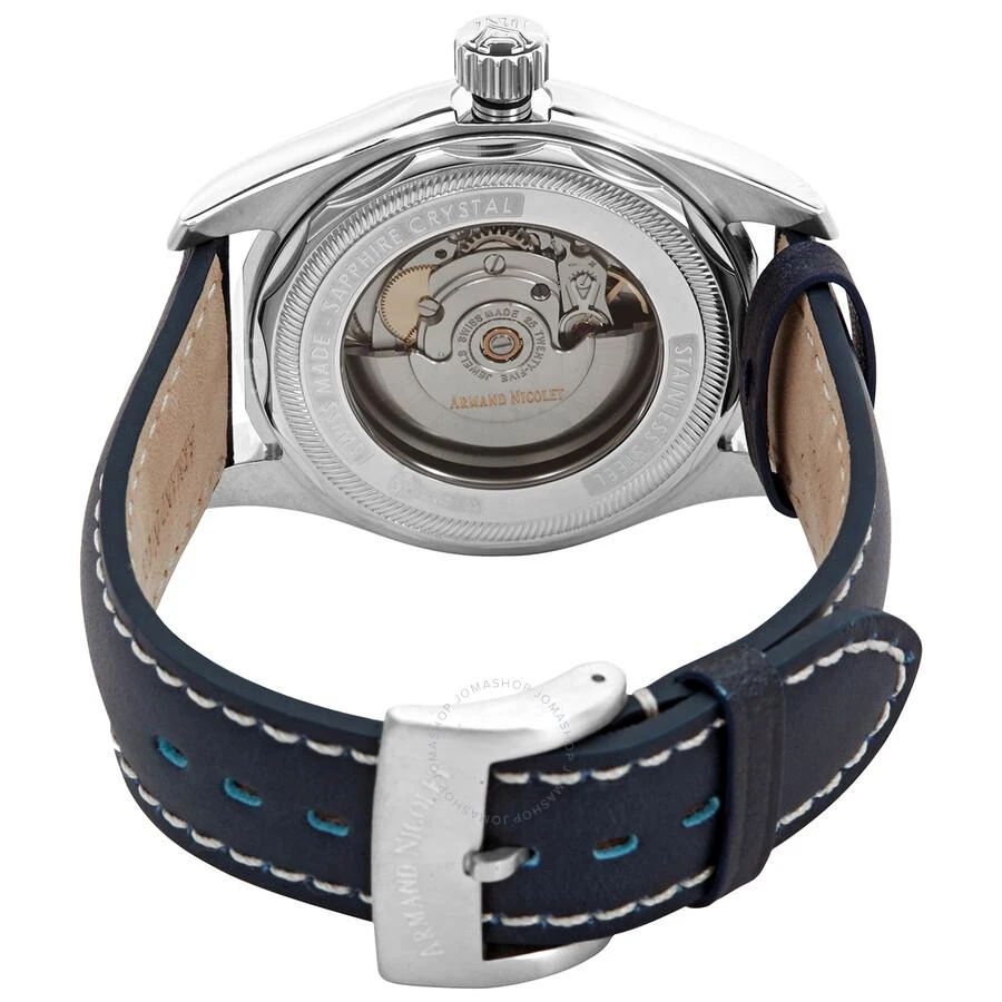 商品Armand Nicolet|MH2 Automatic Blue Dial Men's Watch A640A-BU-P140BU2,价格¥5197,第2张图片详细描述