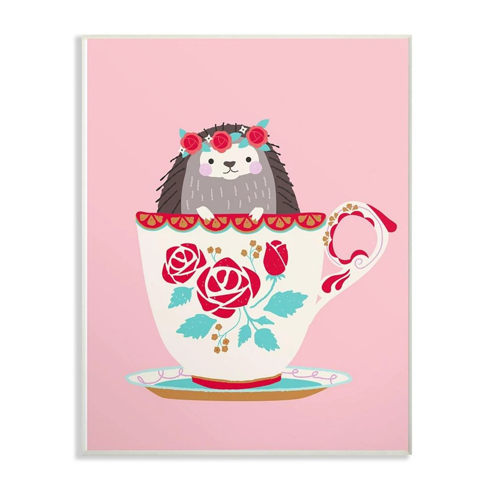 商品Stupell Industries|Hedgehog in Teacup Wall Plaque Art, 12.5" x 18.5",价格¥374,第1张图片