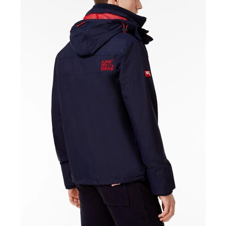 商品Superdry|Men's Technical Hooded Windbreaker Jacket,价格¥449,第5张图片详细描述