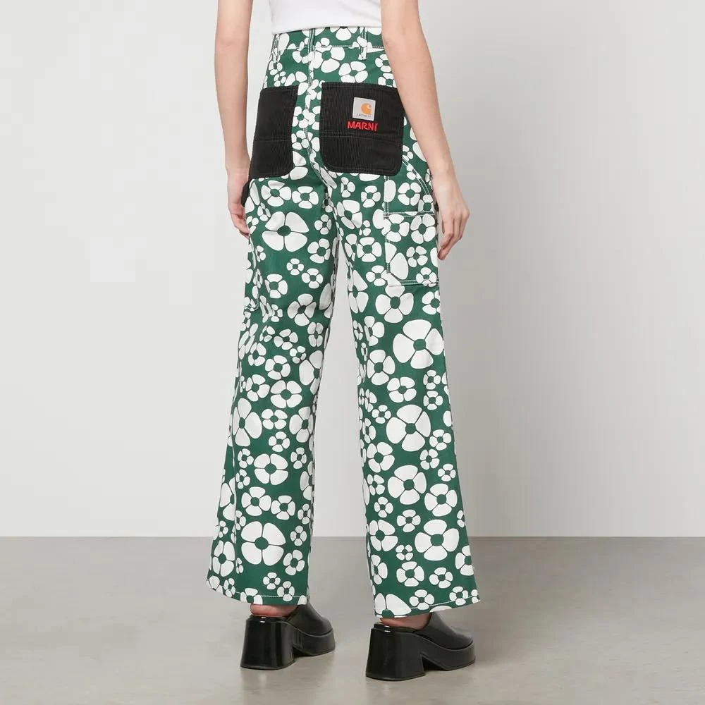 商品Marni|Marni X Carhartt Floral-Print Cotton-Canvas Trousers,价格¥2354,第2张图片详细描述