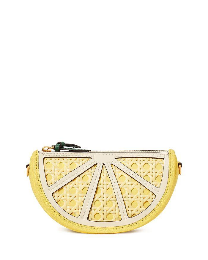 商品Kate Spade|Lemon Drop Embellished Leather Mini Purse with Chain ,价格¥944,第1张图片
