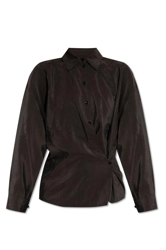 商品Lemaire|Lemaire Twist Detailed Satin Shirt,价格¥3385,第1张图片