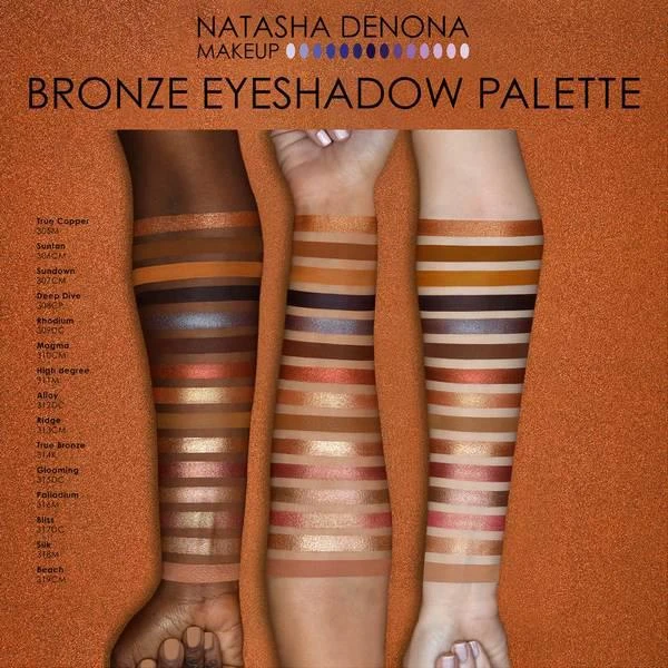 商品Natasha Denona|Natasha Denona Bronze Palette,价格¥518,第4张图片详细描述