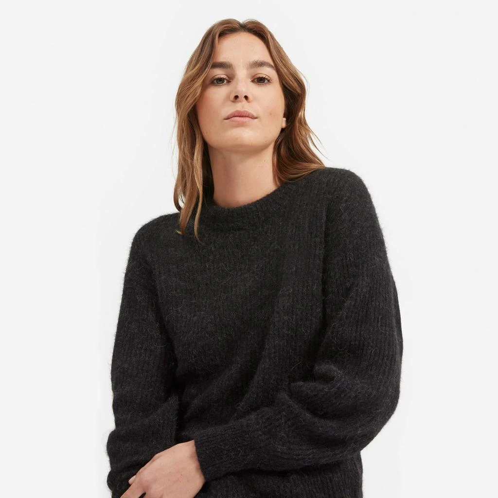 商品Everlane|Alpaca 宽松款圆领羊驼毛衫,价格¥700,第1张图片