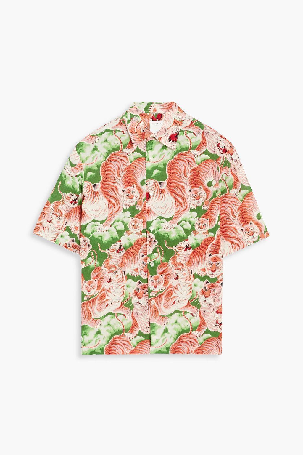 商品Sandro|Printed voile shirt,价格¥774,第1张图片