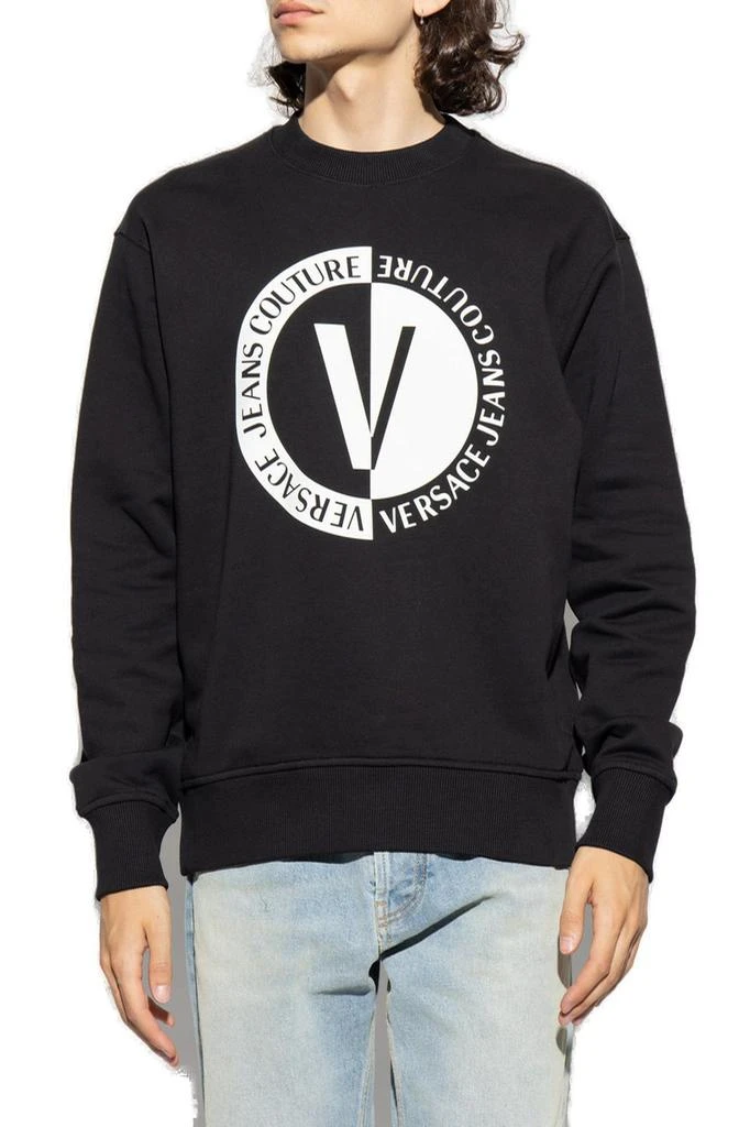 商品Versace|Versace Jeans Couture Logo Printed Crewneck Sweatshirt,价格¥1484,第2张图片详细描述
